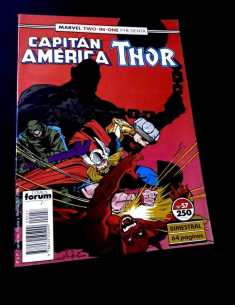 CASI EXCELENTE ESTADO CAPITAN AMERICA 57 TWO IN ONE FORUM...
