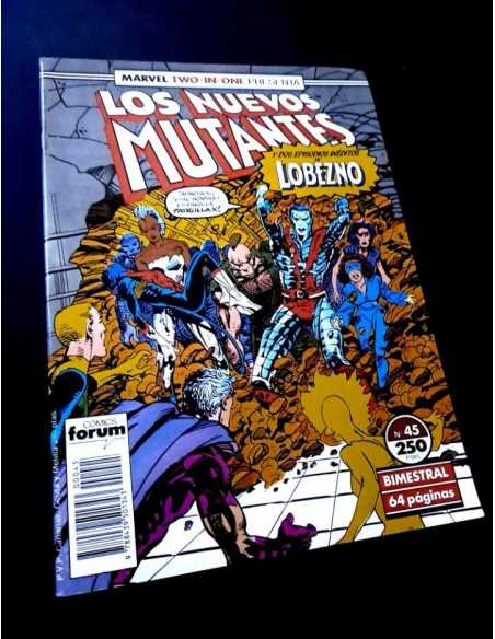 CASI EXCELENTE ESTADO LOS NUEVOS MUTANTES 45 TWO IN ONE FORUM COMICS GRAPA