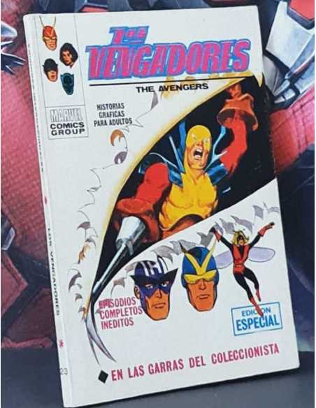 CASI EXCELENTE ESTADO LOS VENGADORES 23 EN LAS GARRAS DEL COLECCIONISTA TACO EDICIONES VERTICE
