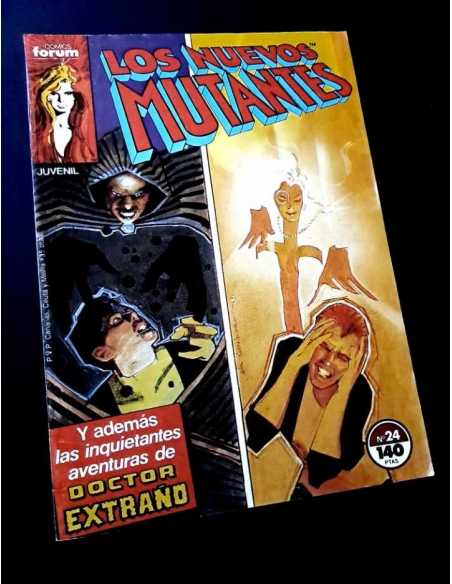 CASI EXCELENTE ESTADO LOS NUEVOS MUTANTES 24 TWO IN ONE FORUM COMICS GRAPA