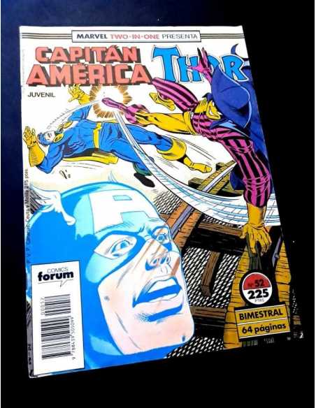 MUY BUEN ESTADO CAPITAN AMERICA 52 TWO IN ONE FORUM COMICS GRAPA