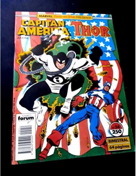 MUY BUEN ESTADO CAPITAN AMERICA 54 TWO IN ONE FORUM COMICS GRAPA
