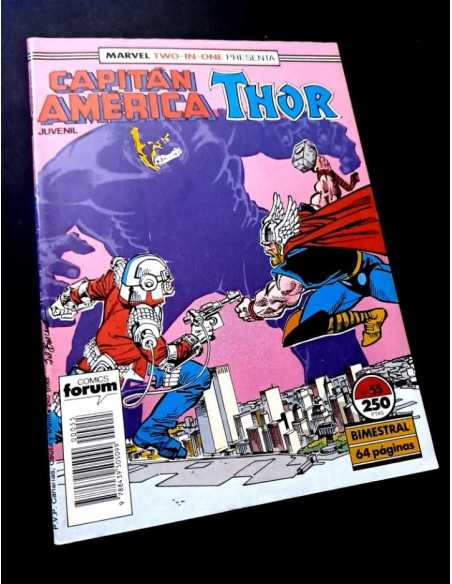 MUY BUEN ESTADO CAPITAN AMERICA 55 TWO IN ONE FORUM COMICS GRAPA