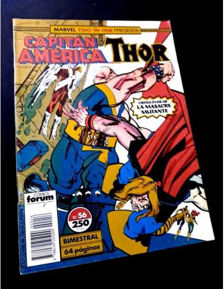 MUY BUEN ESTADO CAPITAN AMERICA 56 TWO IN ONE FORUM COMICS GRAPA