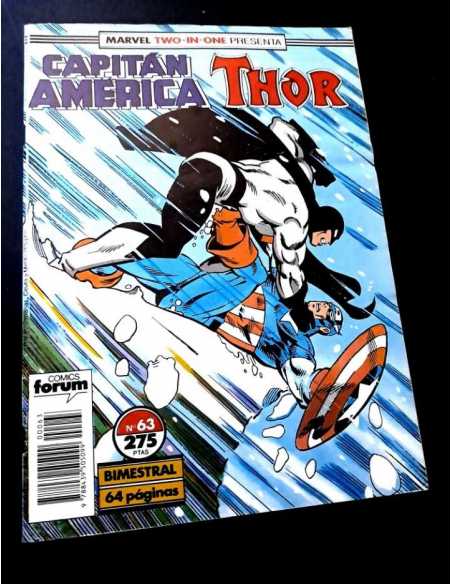 MUY BUEN ESTADO CAPITAN AMERICA 63 TWO IN ONE FORUM COMICS GRAPA