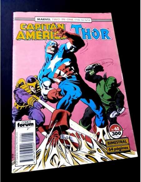 MUY BUEN ESTADO CAPITAN AMERICA 65 TWO IN ONE FORUM COMICS GRAPA