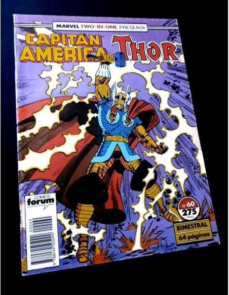 MUY BUEN ESTADO CAPITAN AMERICA 60 TWO IN ONE FORUM COMICS GRAPA
