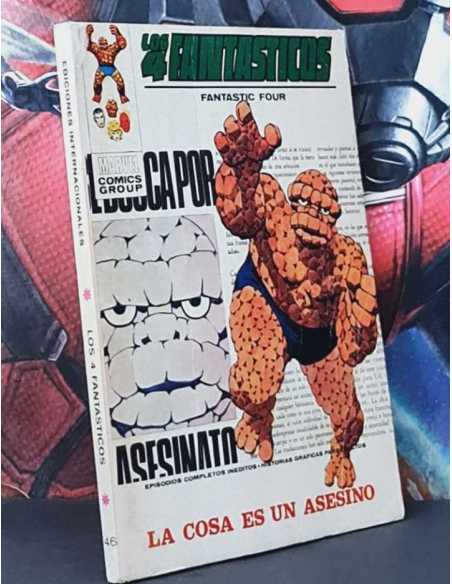 MUY BUEN ESTADO LOS 4 FANTÁSTICOS 46 LA COSA ES UN ASESINO TACO EDICIONES VERTICE