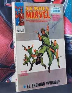 MUY BUEN ESTADO HÉROES MARVEL 8 ENEMIGO INVISIBLE BOLI...