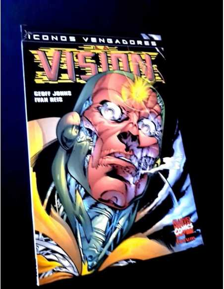 EXCELENTE ESTADO ICONOS VENGADORES LA VISION FORUM TOMO