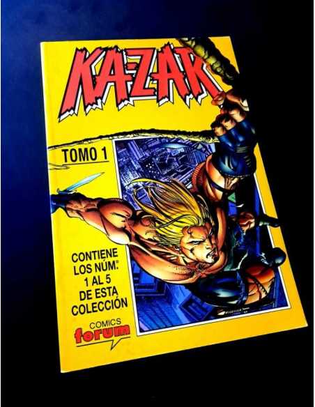 MUY BUEN ESTADO KA-ZAR TOMO 1 RETAPADO 1 AL 5 TOMO FORUM