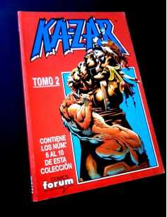 MUY BUEN ESTADO KA-ZAR TOMO 2 RETAPADO 6 AL 10 TOMO FORUM