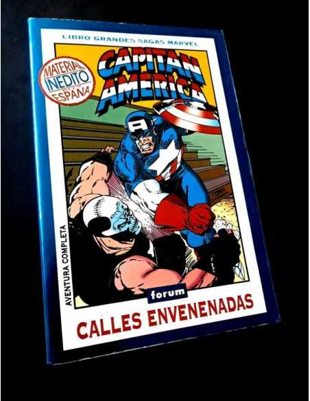 CASI EXCELENTE ESTADO CAPITAN AMERICA CALLES ENVENENADAS FORUM COMICS TOMO