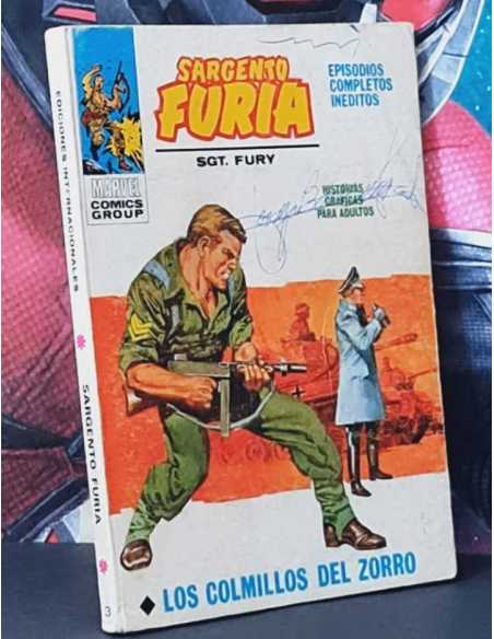 SARGENTO FURIA TRES LOS COLMILLOS DEL ZORRO TACO BUEN ESTADO BOLI EDICIONES INTERNACIONALES VERTICE