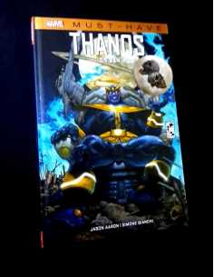 EXCELENTE ESTADO MARVEL MUST-HAVE 6 THANOS ORIGEN PANINI...