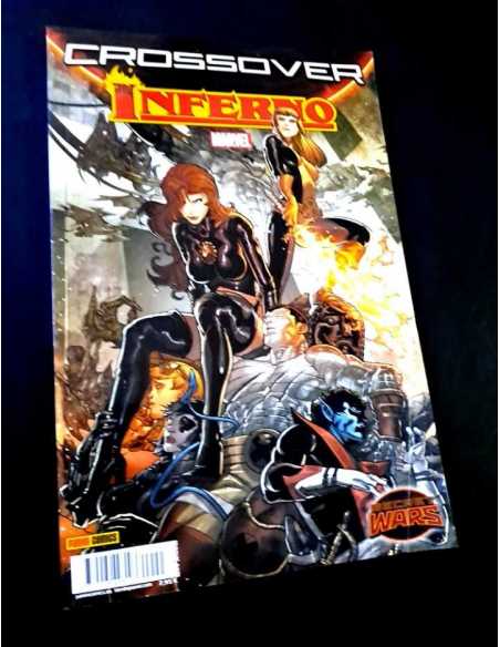 CASI EXCELENTE ESTADO SECRET WARS CROSSOVER INFERNO PANINI COMICS TAPA BLANDA