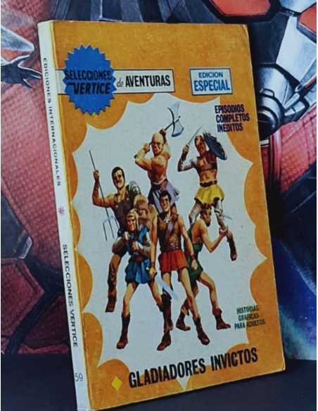 BUEN ESTADO SELECCIONES VERTICE 59 GLADIADORES INVICTOS TACO EDICIONES INTERNACIONALES