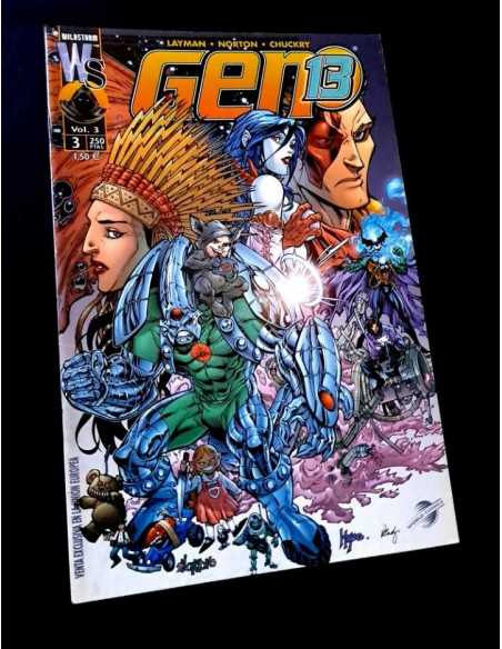 EXCENTE ESTADO GEN 13 WILDSTORM 3 VOL.3 PLANETA GRAPA