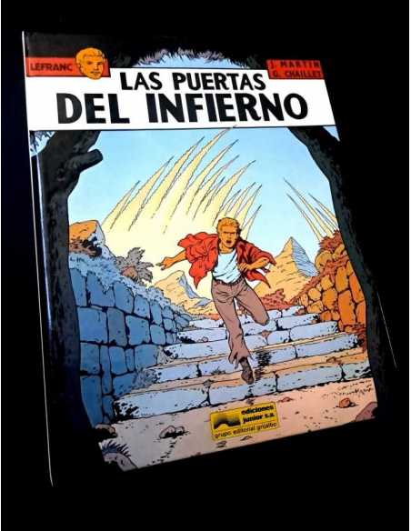 EXCELENTE ESTADO LEFRANC LAS PUERTAS DEL INFIERNO 5 EDICIONES JUNIOR GRIJALBO TAPA DURA