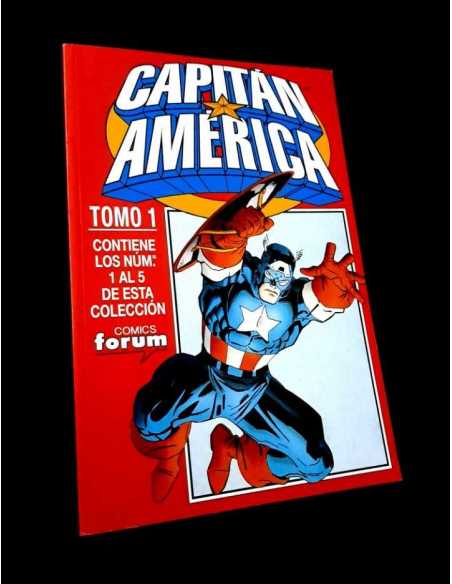 EXCELENTE ESTADO CAPITAN AMERICA TOMO 1 VOL.3 RETAPADO 1 AL 5 FORUM