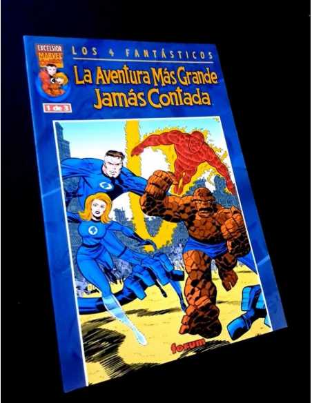 DE KIOSCO ESTADO LOS 4 FANTASTICOS LAS AVENTURAS MAS GRANDE JAMAS CONTADA 1 FORUM COMICS TAPA BLANDA