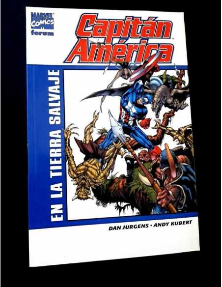 EXCELENTE ESTADO CAPITAN AMERICA EN LA TIERRA SALVAJE FORUM COMICS GRAPA