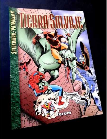 DE KIOSCO SPIDERMAN PATRULLA X TIERRA SALVAJE FORUM COMICS TAPA BLANDA