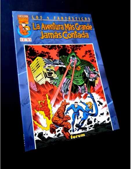 DE KIOSCO ESTADO LOS 4 FANTASTICOS LAS AVENTURAS MAS GRANDE JAMAS CONTADA 3 FORUM COMICS TAPA BLANDA