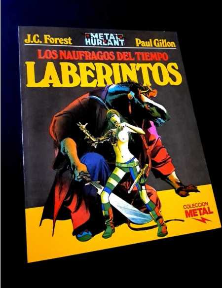 EXCELENTE ESTADO LOS NAUFRAGOS DEL TIEMPO LABERINTO 16 COLECCION METAL TAPA BLANDA