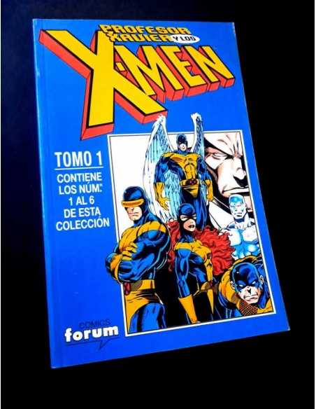 EXCELENTE ESTADO PROFESOR XAVIER Y LOS X-MEN TOMO 1 RETAPADO FORUM TAPA BLANDA