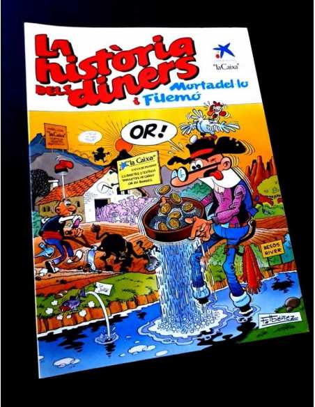 EXCELENTE ESTADO LA HISTORIA DELS DINERS MORTADELO I FILEMO LA CAIXA