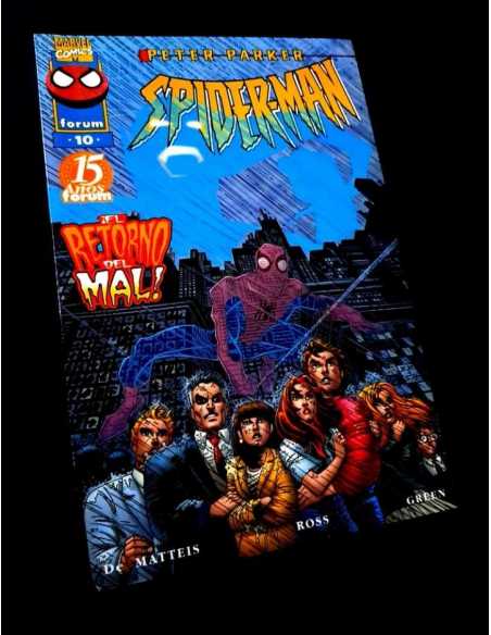 EXCELENTE ESTADO PETER PARKER SPIDERMAN 10 VOL.4 FORUM TOMO TAPA BLANDA SPIDER-MAN