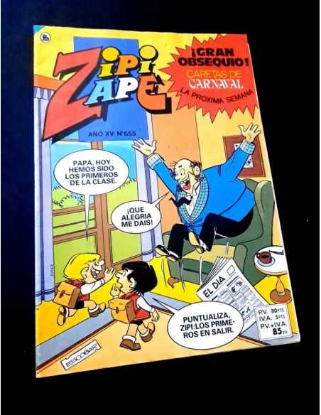 CASI EXCELENTE ESTADO ZIPI Y ZAPE 655 AÑO XV GRAPA BRUGUERA