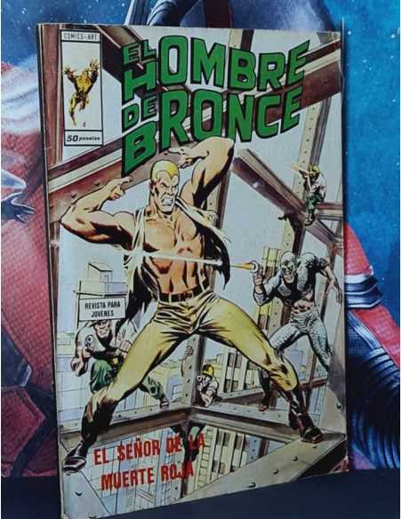 BUEN ESTADO EL HOMBRE DE BRONCE 6 EL SEÑOR DE LA MUERTE ROJA ESPADA DE FUEGO GRAPA EDICIONES VERTICE