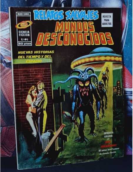 CASI EXCELENTE ESTADO RELATOS SALVAJES 3 MUNDOS DESCONOCIDOS VOL.1 GRAPA EDICIONES VERTICE