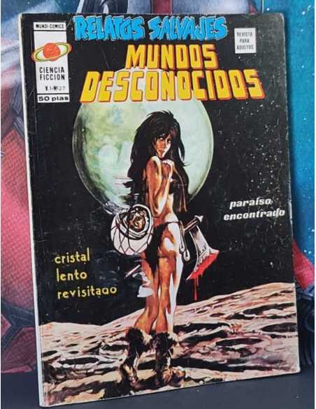 BUEN ESTADO RELATOS SALVAJES 27 MUNDOS DESCONOCIDOS VOL.1 GRAPA EDICIONES VERTICE