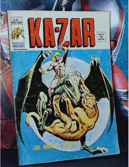 KA-ZAR 7 DOS MUNDOS EN FRENESI NORMAL ESTADO VOL.2 KAZAR GRAPA EDICIONES VERTICE