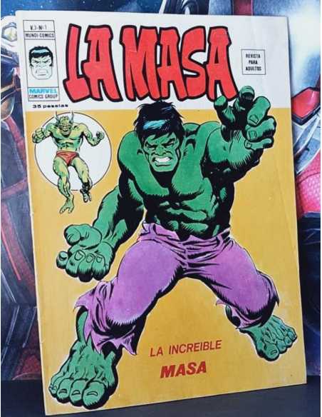 CASI EXCELENTE ESTADO LA MASA 1 VOL.3 LA INCREIBLE GRAPA EDICIONES VERTICE