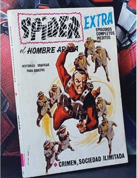 MUY BUEN ESTADO SPIDER 18 CRIMEN SOCIEDAD ILIMITADA TACO EDICIONES INTERNACIONALES VERTICE