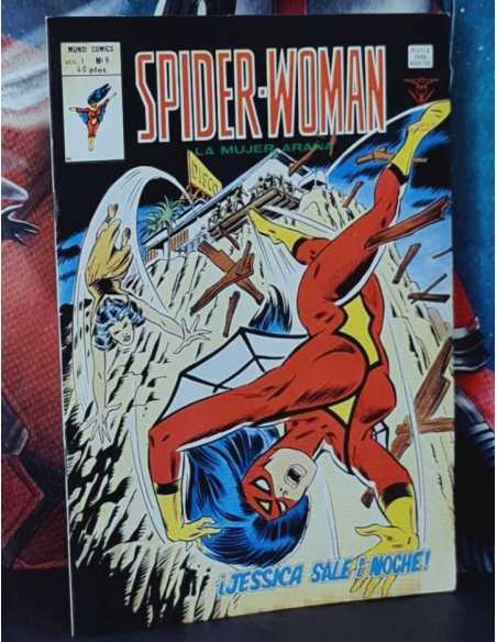 MUY BUEN ESTADO SPIDER-WOMAN 9 JESSICA SALE DE NOCHE SPIDERWOMAN GRAPA EDICIONES VERTICE