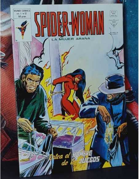 EXCELENTE ESTADO SPIDER-WOMAN 12 ENTRA EL HOMBRE DE LOS JUEGOS SPIDERWOMAN GRAPA EDICIONES VERTICE
