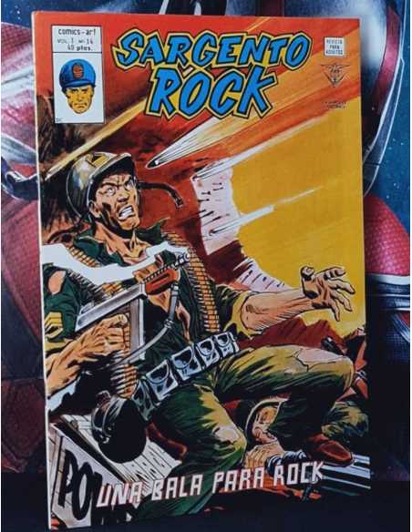 EXCELENTE ESTADO SARGENTO ROCK 14 UNA BALA PARA GRAPA EDICIONES VERTICE