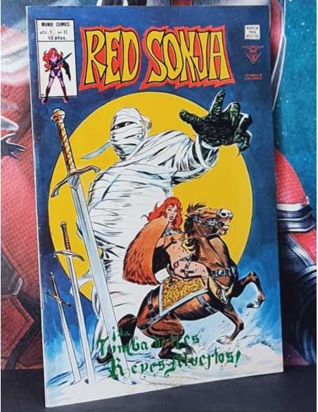 CASI EXCELENTE ESTADO RED SONJA 11 LA TUMBA DE TRES REYES MUERTOS GRAPA EDICIONES VERTICE