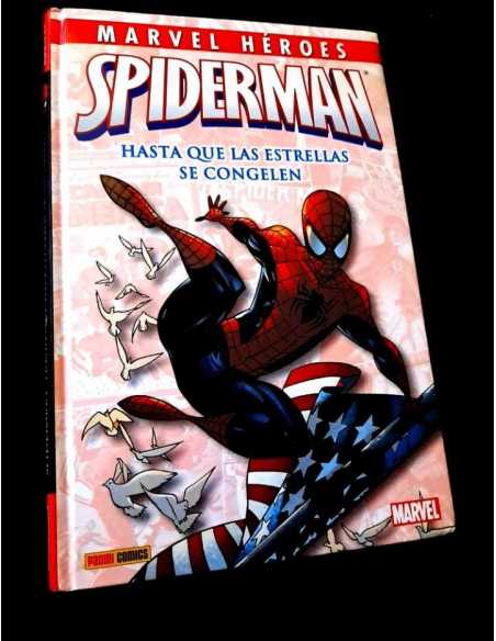 CASI EXCELENTE ESTADO MARVEL HEROES 26 SPIDERMAN HASTA QUE LAS ESTRELLAS SE CONGELEN PANINI