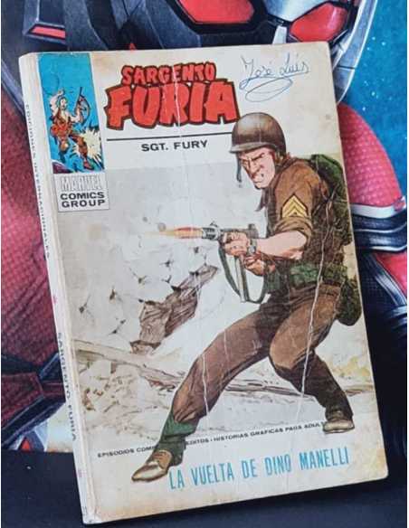 SARGENTO FURIA 21 LA VUELTA DE DINO MANELLI USADO NORMAL ESTADO TACO EDICIONES VERTICE