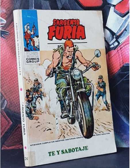 SARGENTO FURIA 24 TE Y SABOTAJE NORMAL ESTADO TACO EDICIONES VERTICE