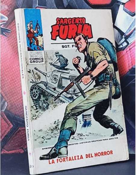 MUY BUEN ESTADO SARGENTO FURIA 20 LA FORTALEZA DEL HORROR TACO EDICIONES VERTICE