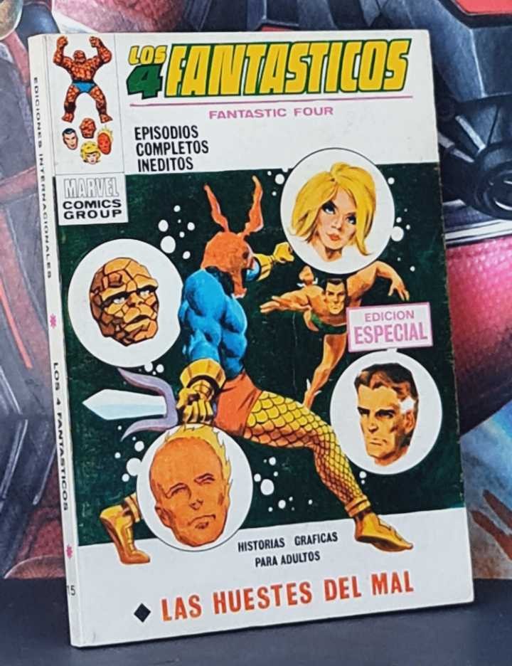 EXCELENTE ESTADO LOS 4 FANTASTICOS 15 LOS HUESTES DEL MAL TACO EDIC...