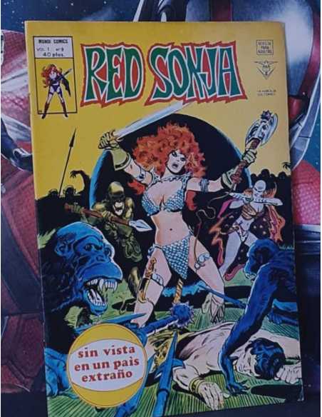 CASI EXCELENTE ESTADO RED SONJA 9 SIN VISTA EN UN PAÍS EXTRAÑO GRAPA EDICIONES VERTICE