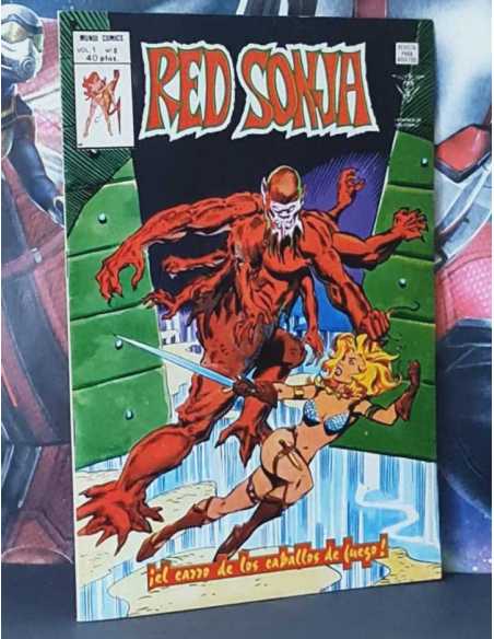 EXCELENTE ESTADO RED SONJA 8 EL CARRO DE LOS CABALLOS DE FUEGO GRAPA EDICIONES VERTICE